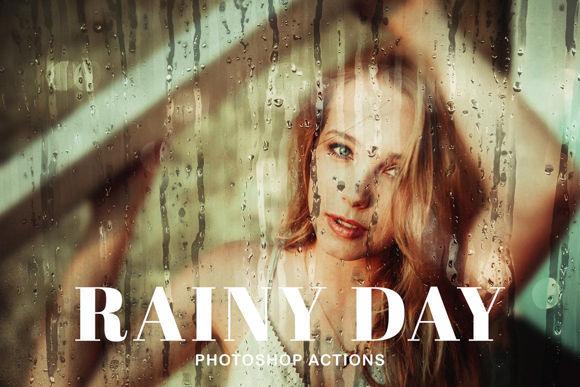 Скачать - Creativemarket. Rainy Day Photoshop Actions..jpg