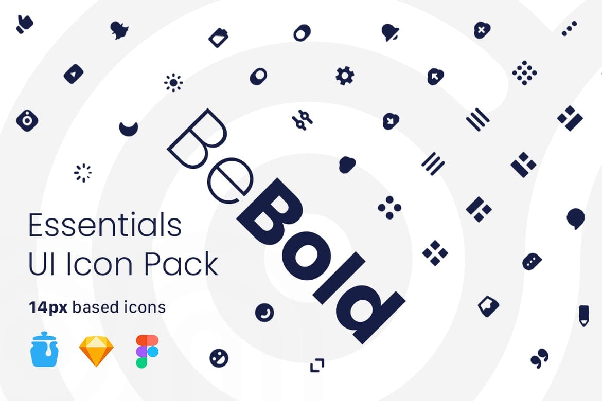 Скачать - Elements.Envato. Пакет значков пользовательского интерфейса BeBold Essentials..jpg