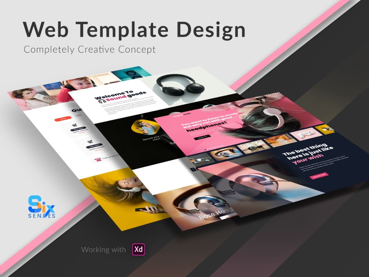 Скачать - Uplabs Creative Web Template Design (2021)..jpg