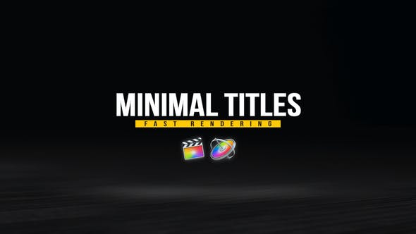 Скачать - videohive. Minimal Titles (2021).jpg